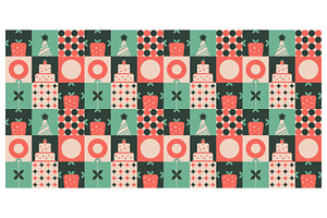 Festive holiday celebration, a Decorative Illustration by Creative Backgrounds