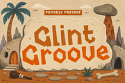 Glint Groove - Construction Typeface, a Sans Serif Font by HipFonts (Thumbnail 1 of 10)