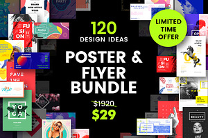 Flyer & Poster Template Bundle Sale