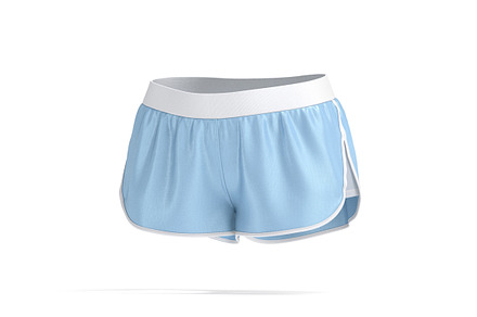 Blue Women Sport Shorts 3D Model, an Object 3D Model by rebrandy