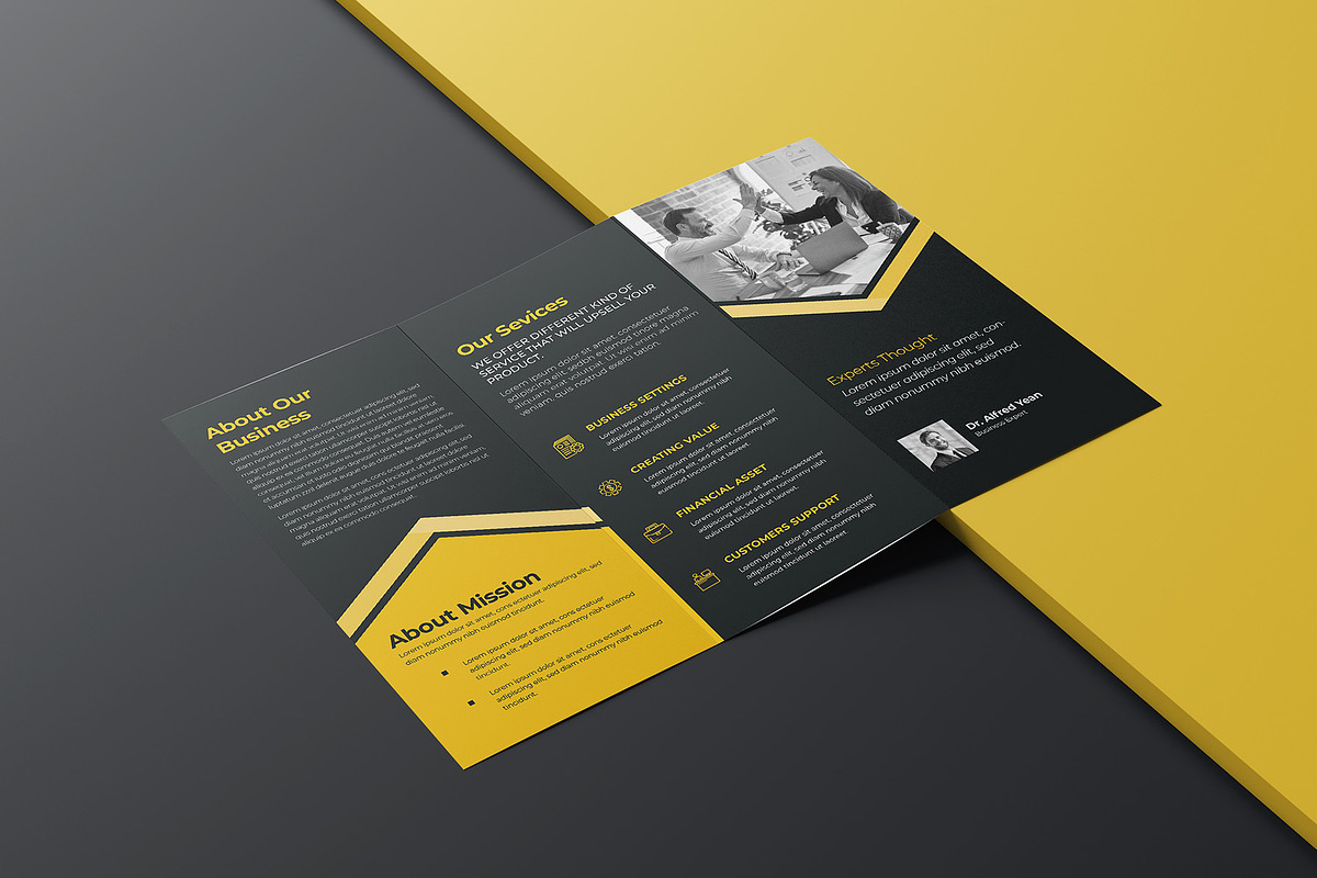 Creative Trifold Brochure, a Brochure Template by astutedesign11 (Photo 3 of 5)