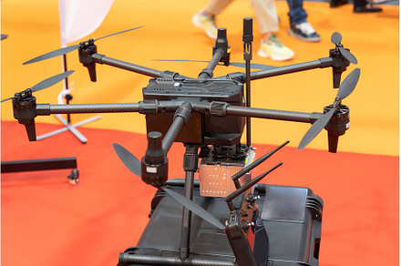 Hexacopter at the expo of modern, a Technology Photo by Barcelona_dreams