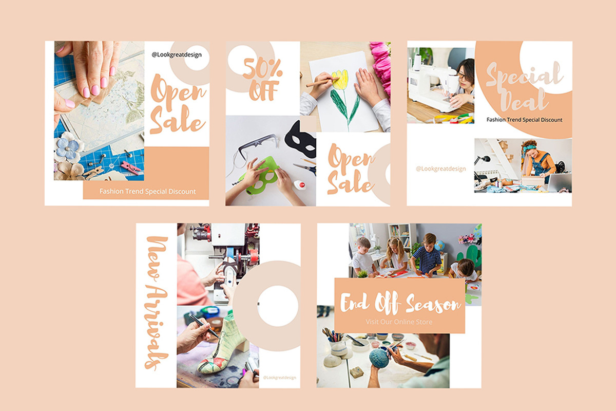 Instagram Post Template For Canva, a Social Media Template by DreamColor (Photo 5 of 5)