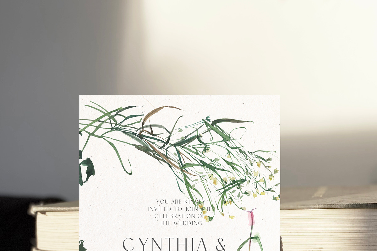 Fresh Watercolor Botanical Clip Art, a Decorative Illustration by whiteheartdesign (Photo 5 of 5)