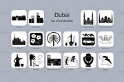 Dubai landmark icons (16x), an Icon by Artefy's Graphic Bar (Thumbnail 2 of 2)