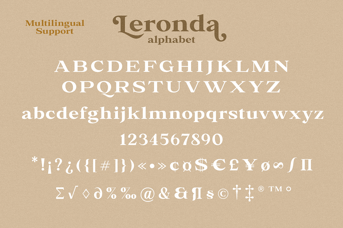 Leronda, a Serif Font by Larin Type Co. (Photo 11 of 12)
