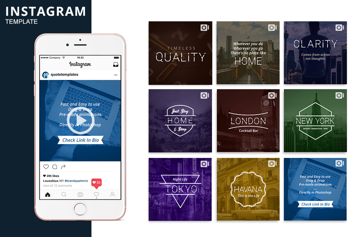 Minima Animated Template, a Social Media Template by Brandspark Mini (Photo 1 of 2)