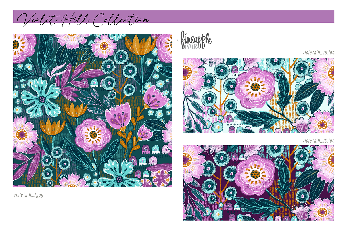 Boho Floral Digital Paper, a Pattern Graphic by FINEAPPLE (Photo 2 of 9)