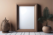 Minimalist Frame Mockup, a Print Template by Ali's Designs (Thumbnail 2 of 5)