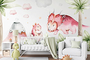 Dino world! Cute dinosaur set, an Animal Illustration by Peace ART (Thumbnail 11 of 14)