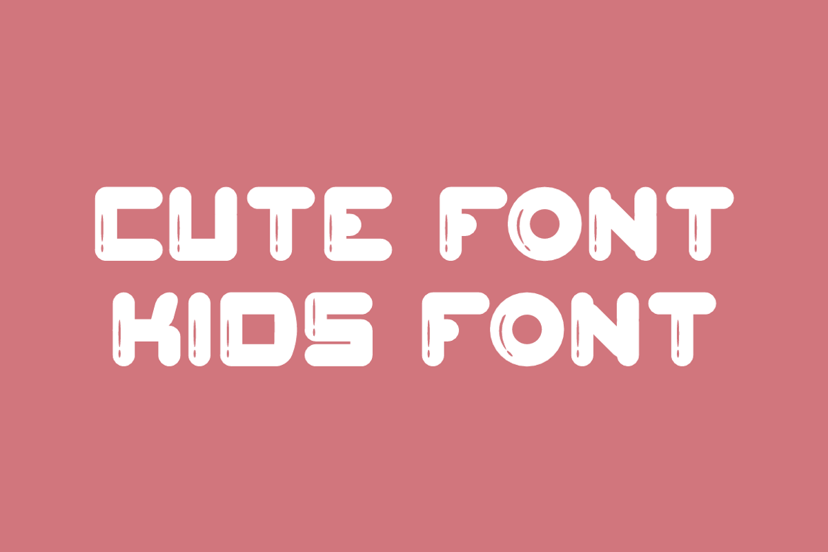 Square Bubble Font, a Sans Serif Font by QR Design Studio (Photo 3 of 6)