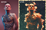 Retro Poster Photoshop Action, an Action Add-On by AB-TheDesigner (Thumbnail 4 of 4)