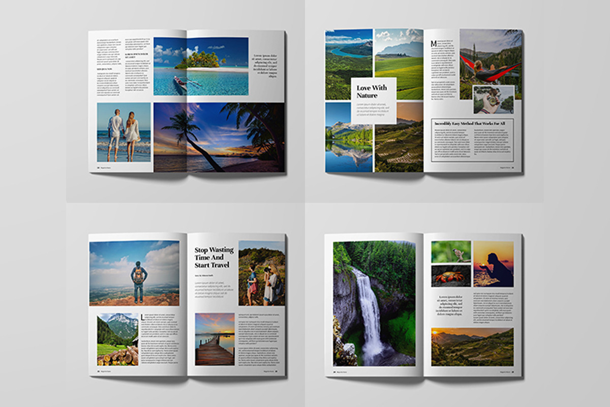 Travel Magazine Template, a Magazine Template by xtratimebd (Photo 5 of 5)