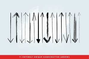 Handmade Arrow Illustrator Brushes