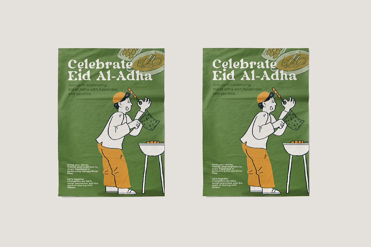 Bleesed Eid Character - Illustration, a Person Illustration by StreaksideStd (Photo 3 of 3)