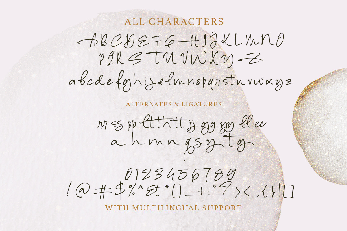 Alessia Harvey - Signature Font, a Script Font by Letterhend Studio (Photo 8 of 9)