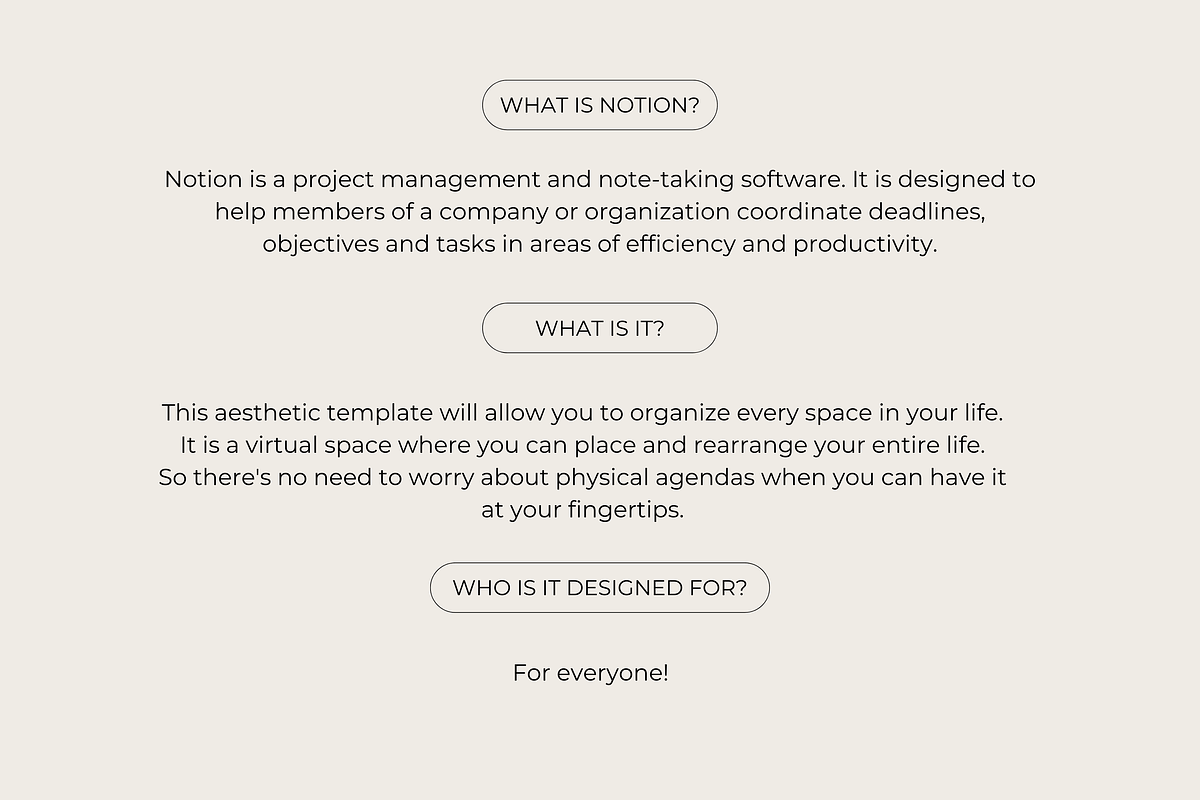 Notion Minimalist Planner, a Presentation Template by Maga Studio (Photo 3 of 3)