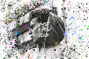 Abstract Splash Paint Photo Effect, a Layer Style Add-On by WudelMbois Studio (Thumbnail 2 of 3)