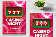 Casino Night Party Flyer, a Flyer Template by MightyDesign (Thumbnail 2 of 5)
