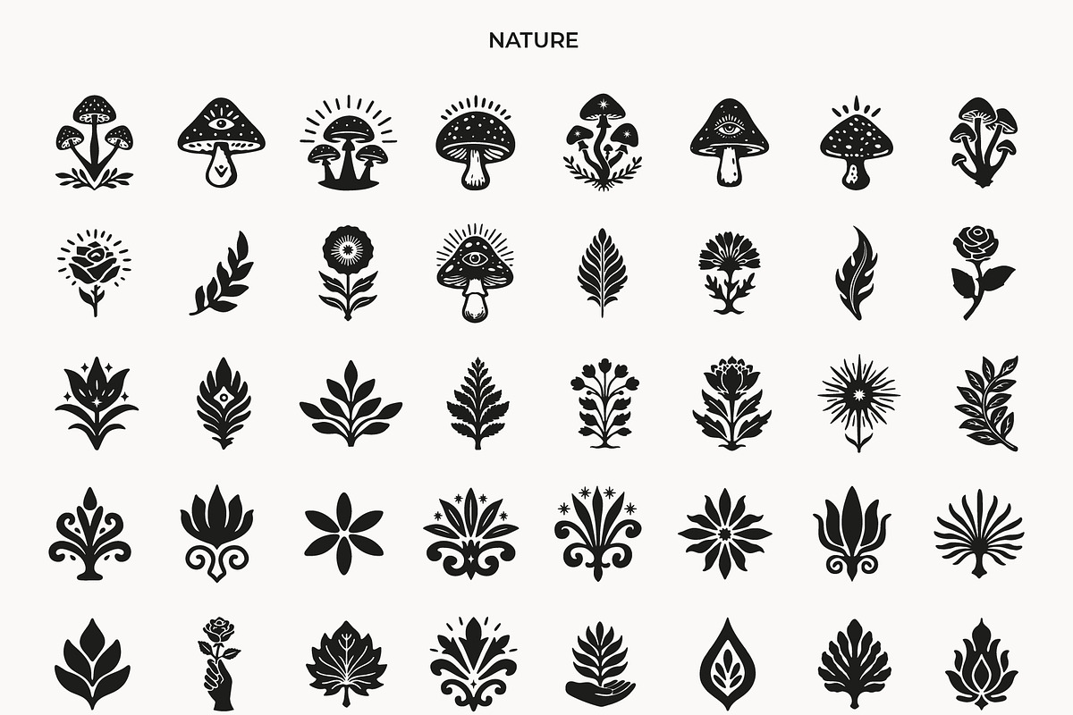 Mystical symbol illustration set, an Object Graphic by NatalieArtShop (Photo 8 of 17)