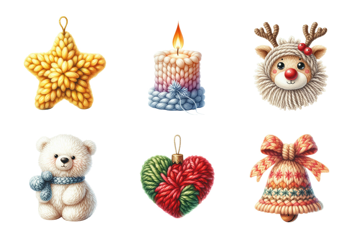 Latch Hook Yarn Faux Christmas, an Illustration by Design Market (Photo 3 of 5)