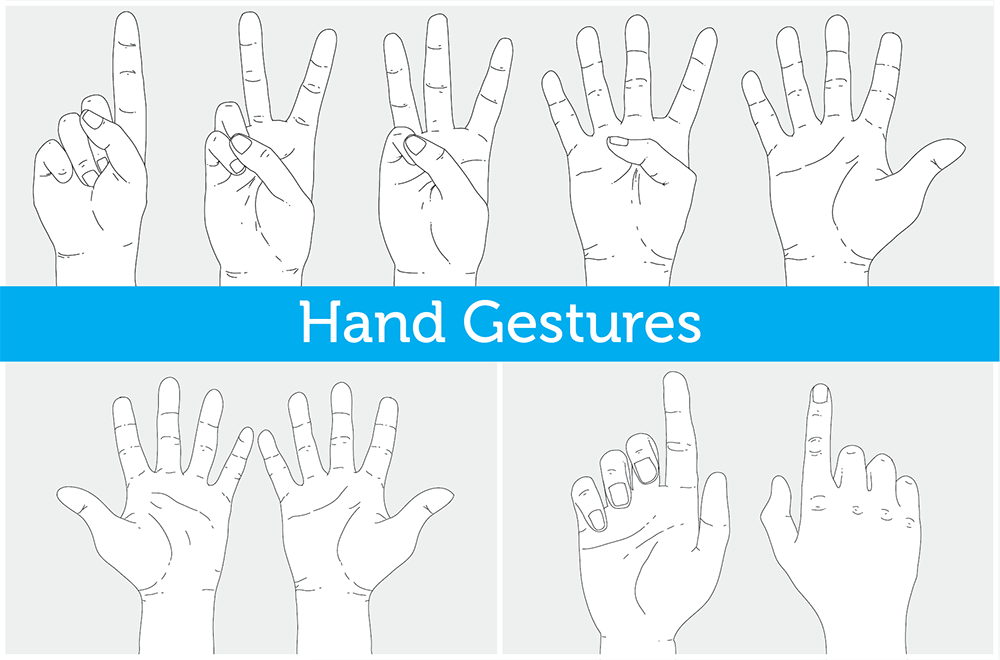 Hand Gestures, an Object Graphic by Olga Stanis