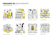 Popularity oil layouts, a Technology Illustration by Vladimir Vihrev (Thumbnail 4 of 10)