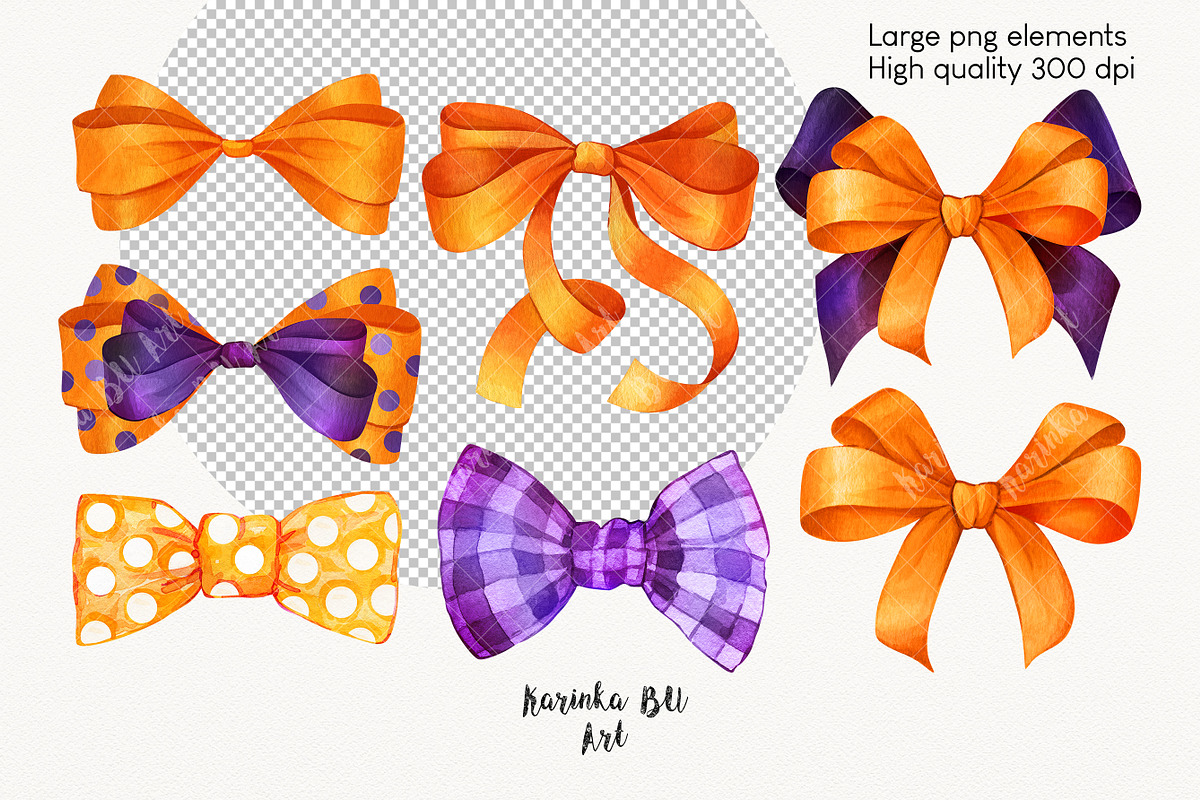 Watercolor Halloween Clipart set 7O+, an Object Graphic by KarinkaBU (Photo 4 of 6)