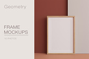Frame Mockup Kit Geometry, a Product Mockup by MockupsMarket (Thumbnail 4 of 9)