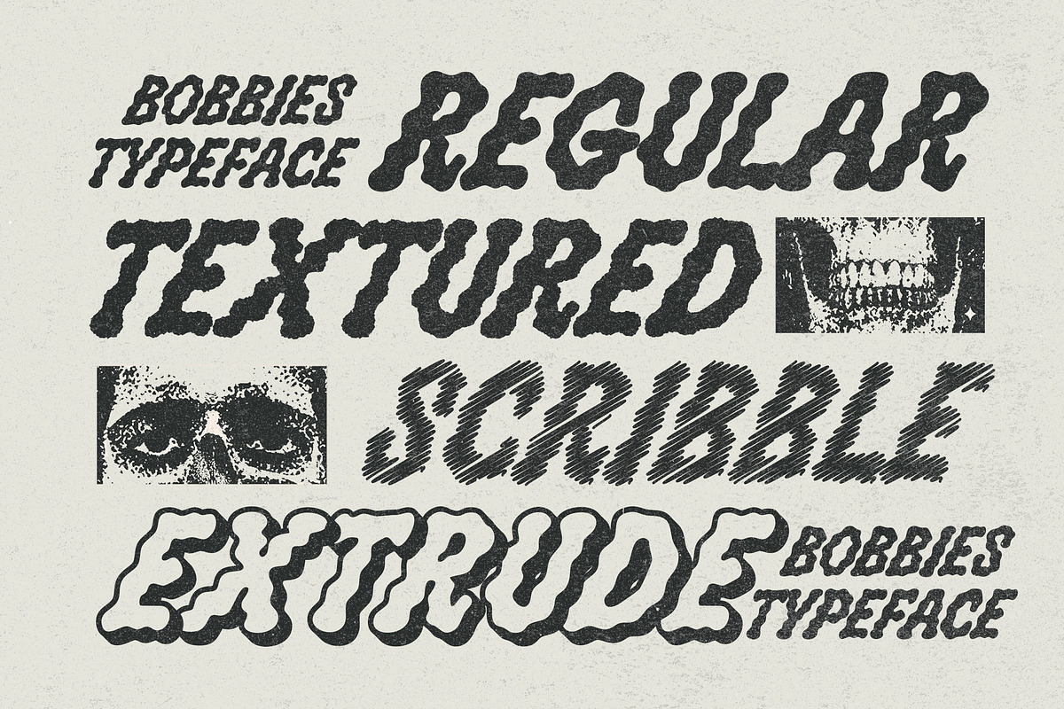 Bloobies – Wavy Display Typeface, a Handwritten Font by Blankids Studio (Photo 7 of 12)