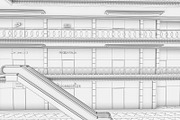 Shopping Mall interior, an Architecture 3D Model by 3DNUTS (Thumbnail 9 of 15)