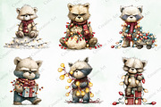 Whimsical Christmas Teddy With Light, an Illustration by Creative Art (Thumbnail 4 of 10)