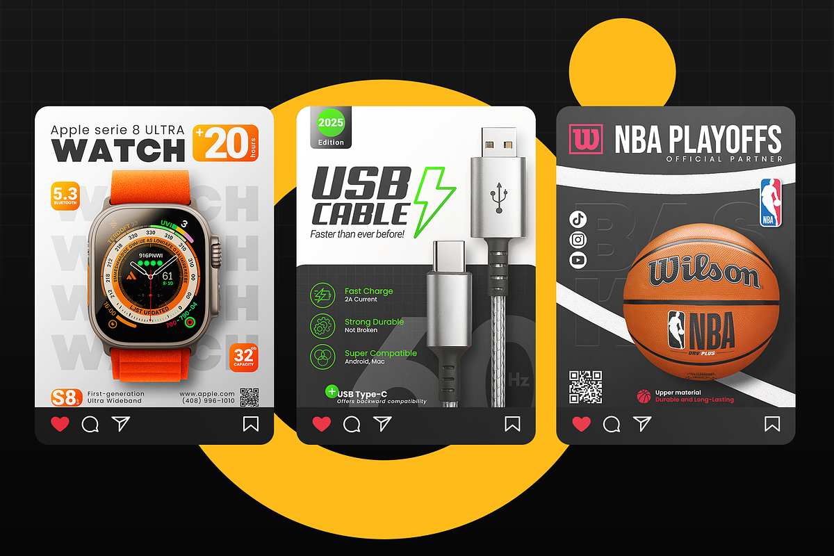 Social Media Templates (Psd+Canva), a Social Media Template by Nina Shaw (Photo 4 of 11)