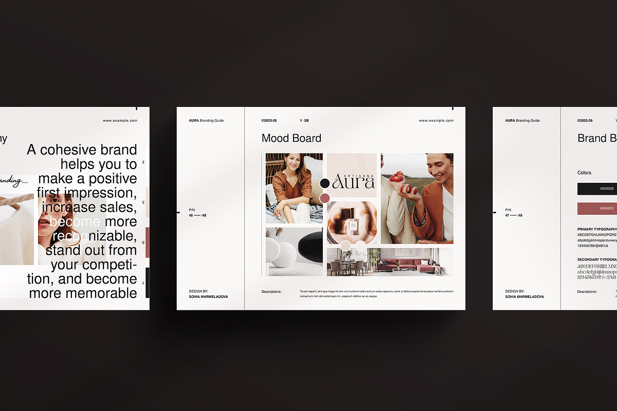 AURA | Brand Guidelines Template, a Branding & Logo Template by ArtisanaAura (Photo 20 of 23)