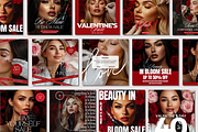 Medspa Instagram Templates Valentine, a Social Media Template by DesignsbyMariaStudio (Thumbnail 3 of 10)