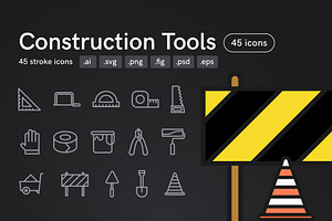 Construction Tools Icons