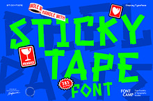 Stickytape Font