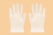 Transparent white nitrile gloves, a Packaging Mockup by Kseniia_designer's shop (Thumbnail 4 of 4)