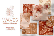 Waves - Abstract Seamless Patterns, a Pattern Graphic by ilonitta (Thumbnail 1 of 8)