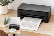 Scandi A4 Printer Mockup PR-SC-01, a Books & Magazine Mockup by Callistemon Creative (Thumbnail 7 of 8)
