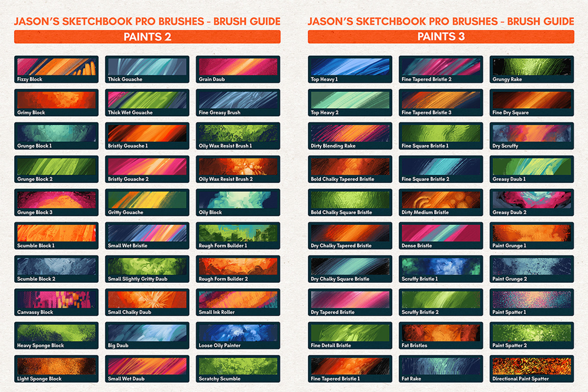 Jason's Sketchbook Pro MEGA SET, a Brush Add-On by Jasons Brushes (Photo 5 of 16)