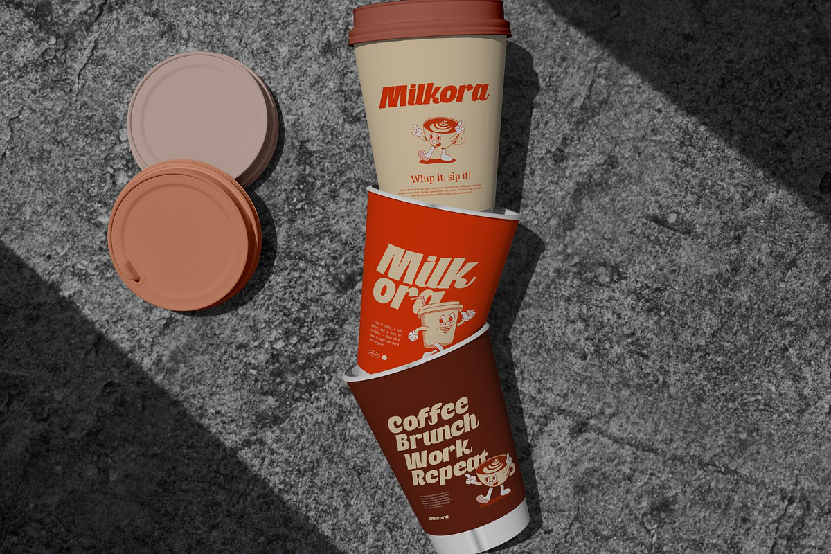 Cafe Branding Mockup Set, a Product Mockup by Nirmana Visual (Photo 3 of 20)