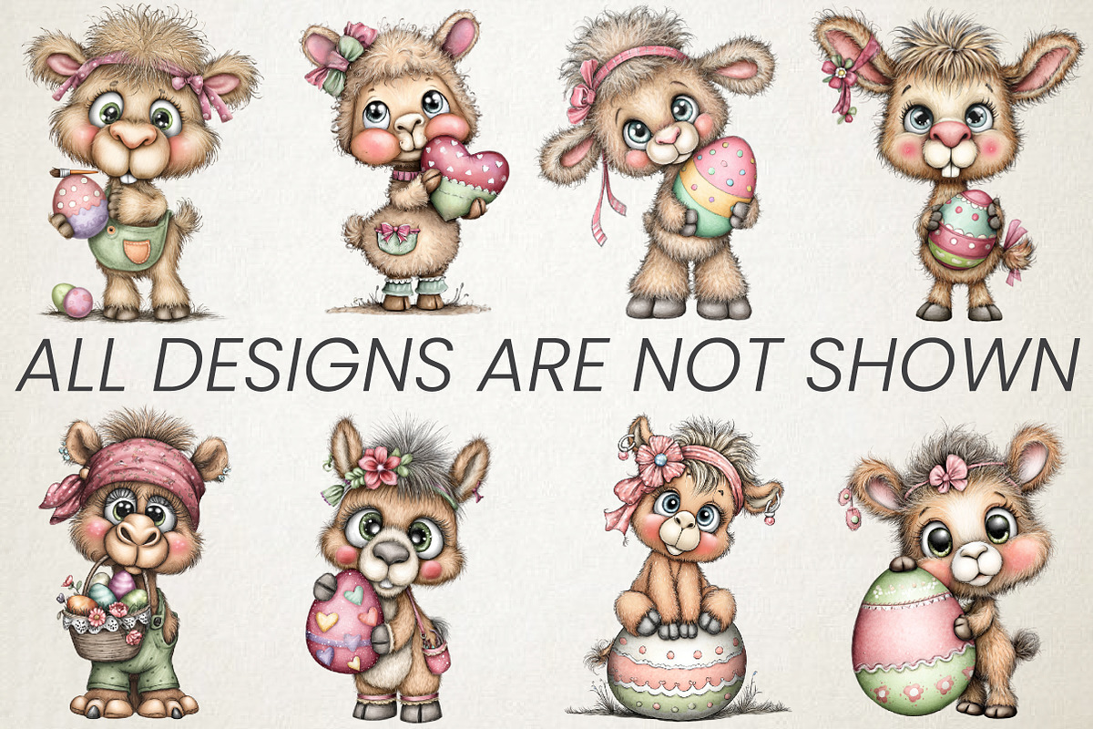 Whimsical Easter Camel Clipart, an Animal Illustration by RobertsArt (Photo 3 of 6)