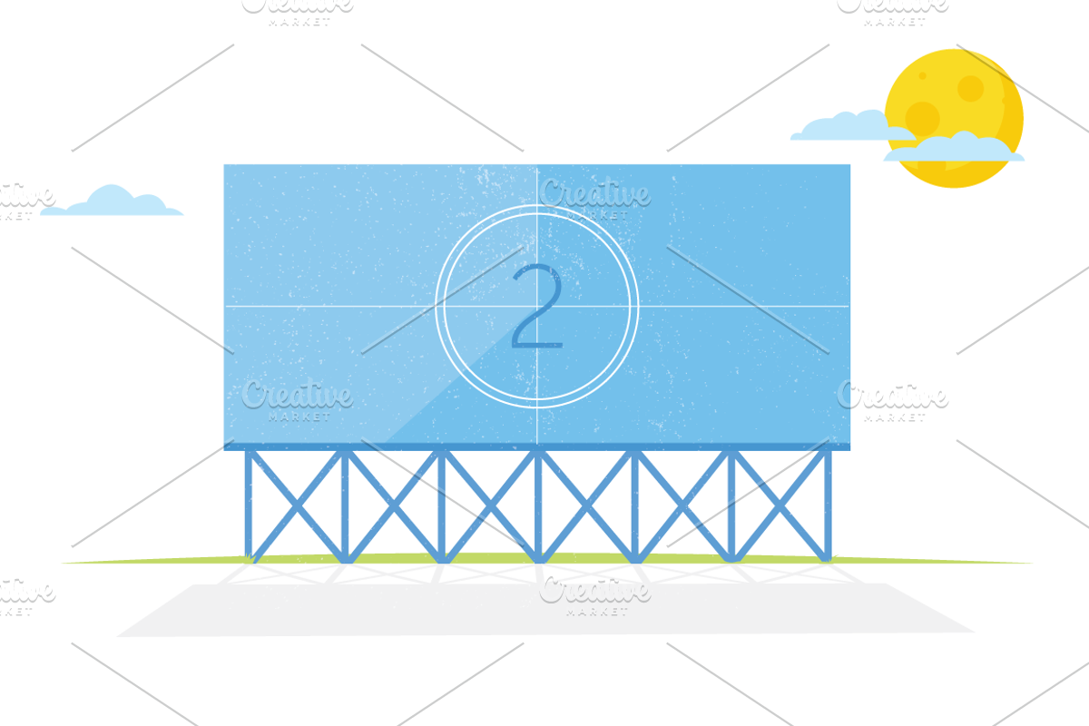 Drive In Movies, an Illustration by CSA Creative Studio (Photo 2 of 4)