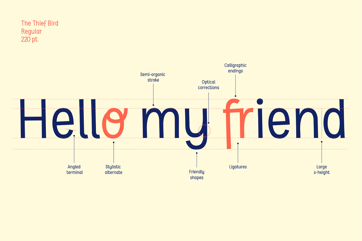 The Thief Bird · Kids San Serif Font, a Sans Serif Font by Isa De Gregorio (Photo 8 of 9)