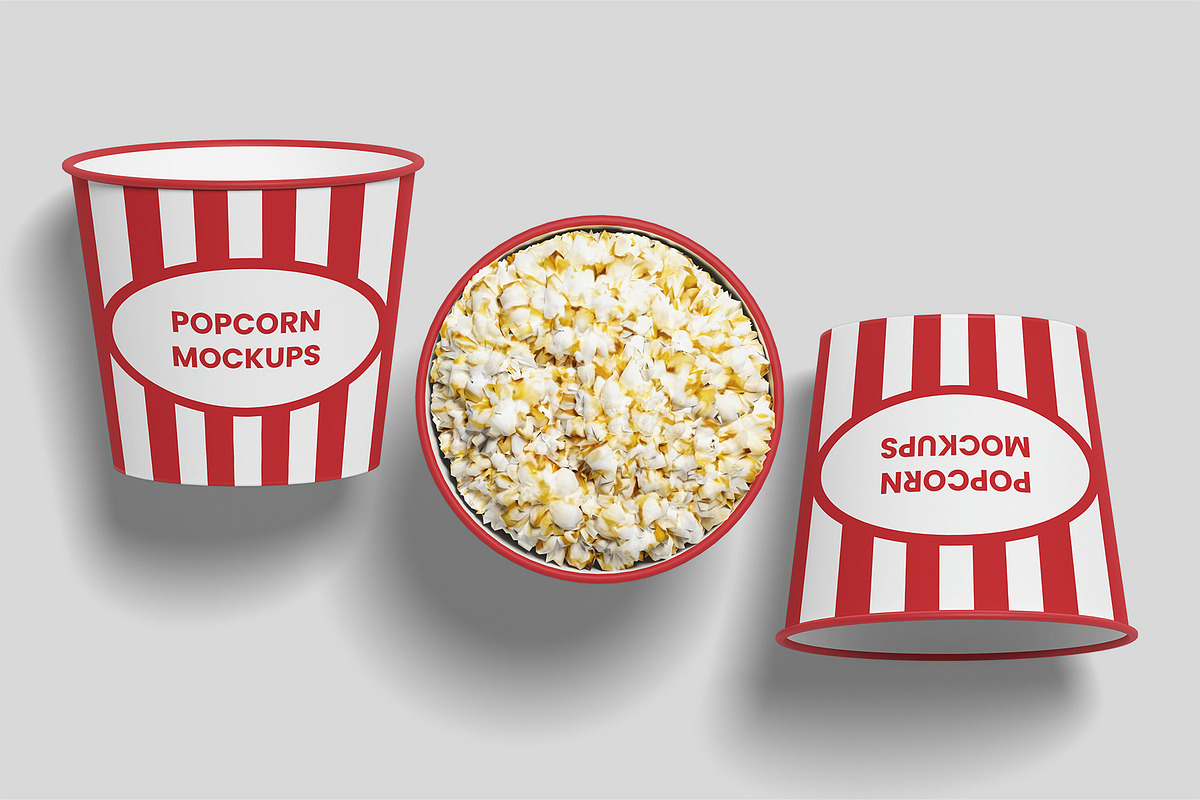Popcorn Bucket Mockup Bundles, a Cups & Container Mockup by Compositing Studio (Photo 16 of 20)