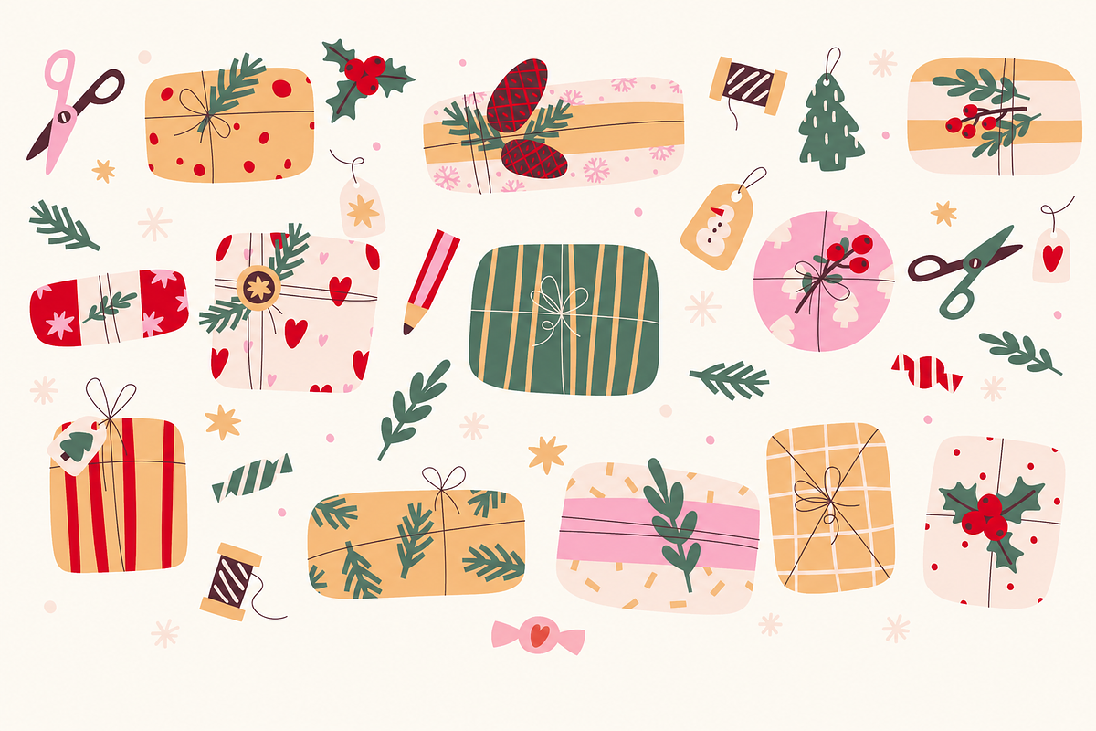 Christmas Decor Clipart, a Seasonal Illustration by Anna Studio (Photo 11 of 12)