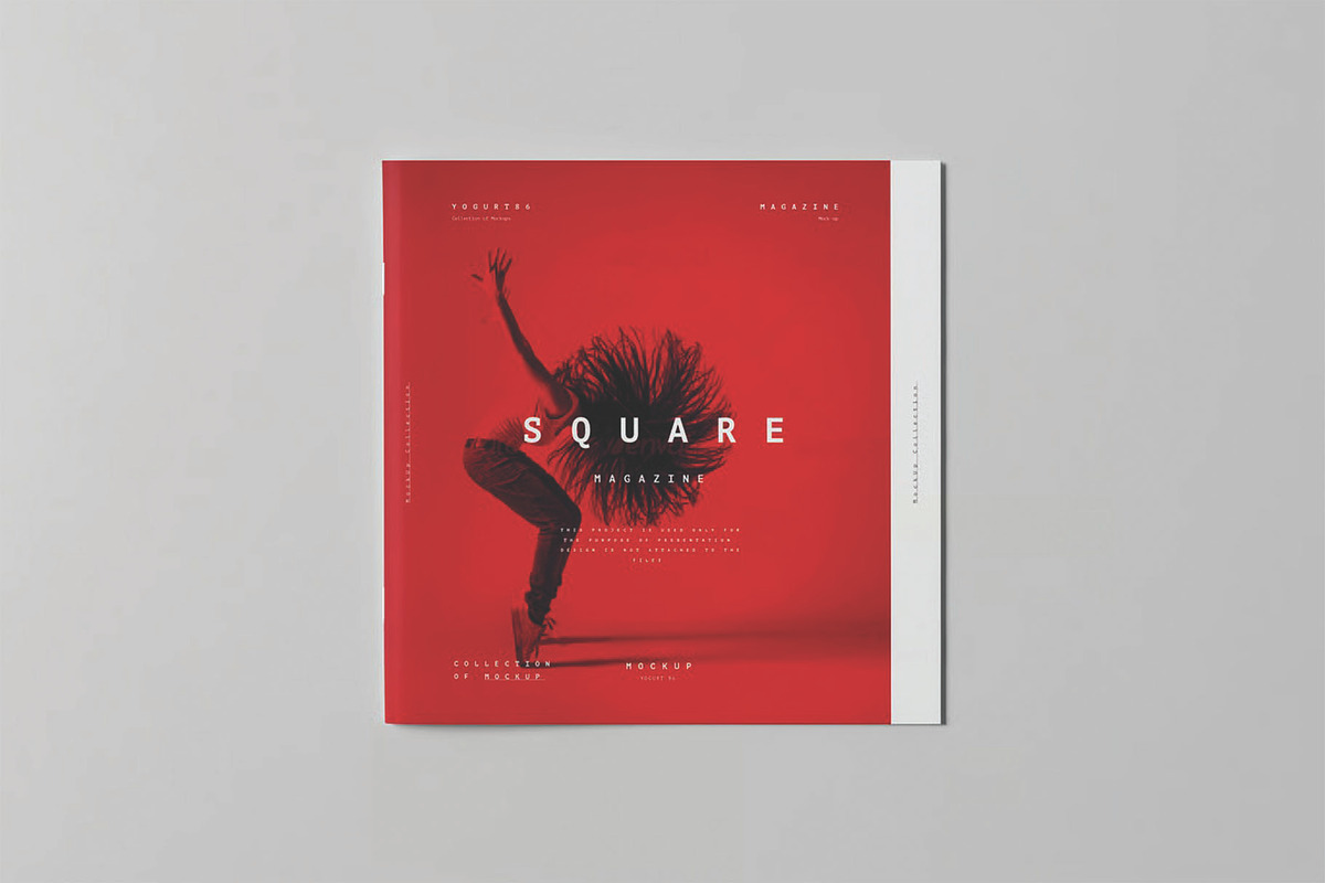 Minimalist Square Brochure Mockup, an Advertising Mockup by DesignRushMarket (Photo 10 of 11)