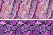 Cobalto Calcite Seamless Patterns, a Pattern Graphic by DigitaI Craft Corner (Thumbnail 3 of 6)