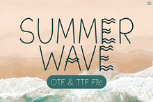 Summer Wave | Handwriting Font